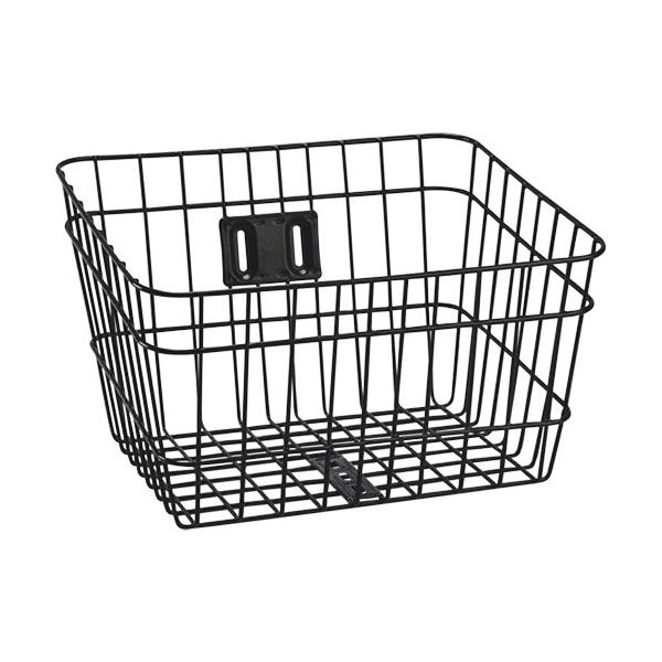 メーカー品番：SSK-401カラー：ブラックタイプ：前用商品サイズ：上部内寸：横幅×奥行：約365mm×305mm 底部内寸：横幅×奥行：約310mm×220mm 高さ：前×後：約210mm×240mm単位：1個セット内容/付属品：取付金具