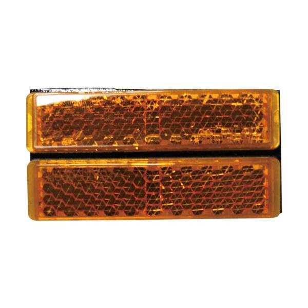 メーカー品番：33725カラー：イエロー商品サイズ：反射板1枚のサイズ：縦約11mm、横約50mm パッケージサイズ(台紙)：約130×65mm単位：1パック(2枚入)