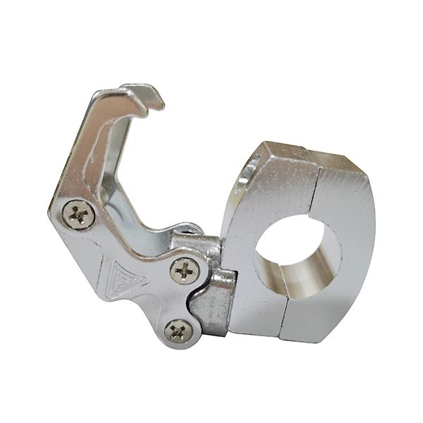 カラー：シルバー商品サイズ：全高63*幅77mm(横に寝かせた寸法) 対応ハンドル径：22ｍｍ単位：1個