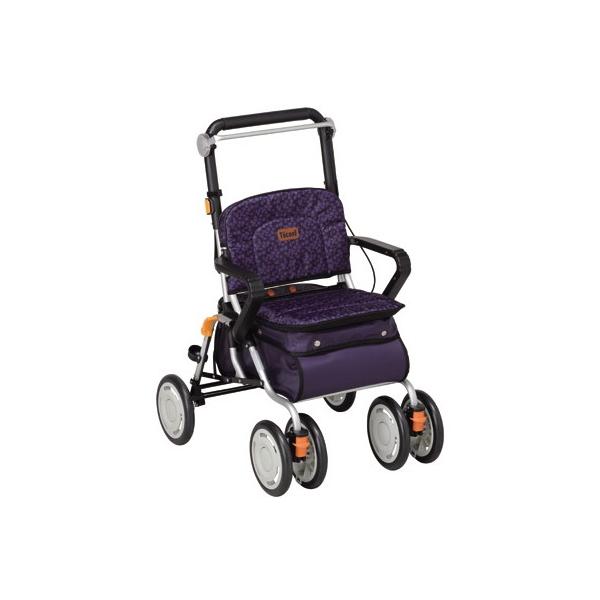 tacaof レコルティ プラムパープル ST10-PP 福祉 シルバーカー