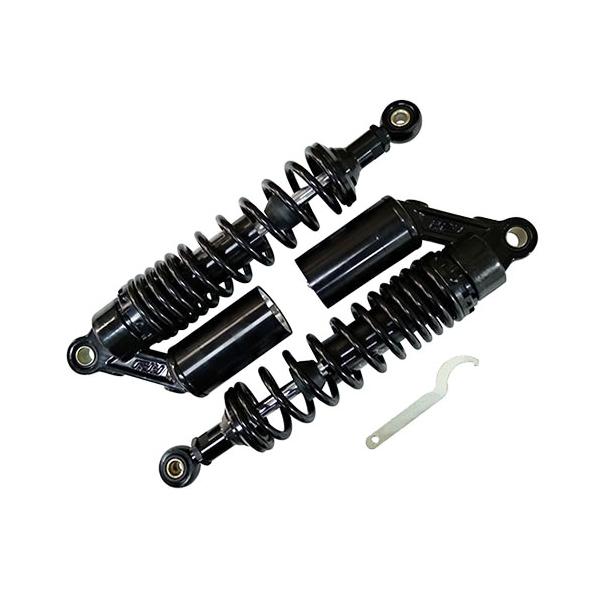 リアショック黒Oタイプ３２０ｍｍ　汎用 Optimum リアショック 320mm ブラック/ブラック バイク : パーツ