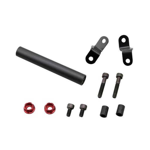 DAYTONA クランプバー Ninja400/250専用 マルチバーホルダー レッド