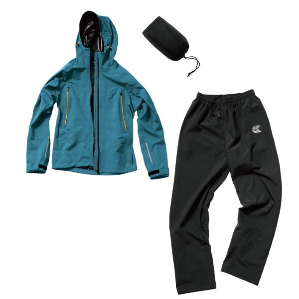 マック（自転車） アークライトレインスーツAS-300 L BL MAKKU Makku(マック) AS-300 アークライトレインスーツ ブルー LL 自転車