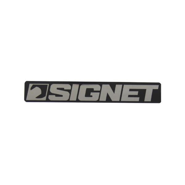 SIGNET(シグネット) ロゴカッティングシート シルバー×ブラック SIGNET