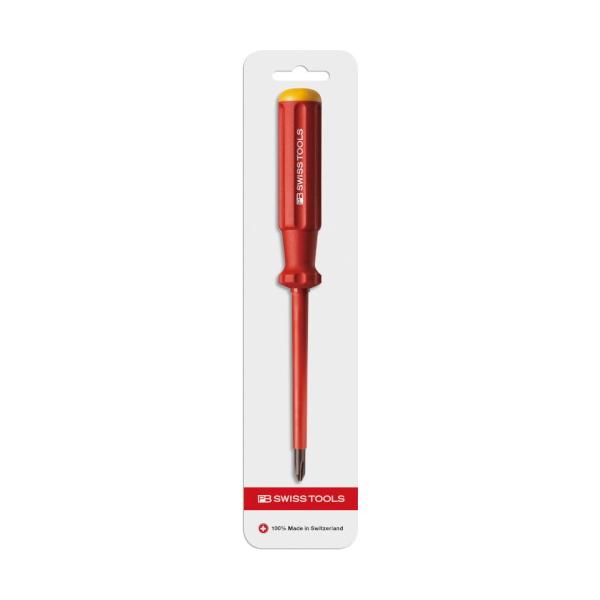 PB SWISS TOOLS エレクトロプラスドライバー絶縁(台紙) #0 軸長：60mm 5190.0-60CN ハンドツール工具