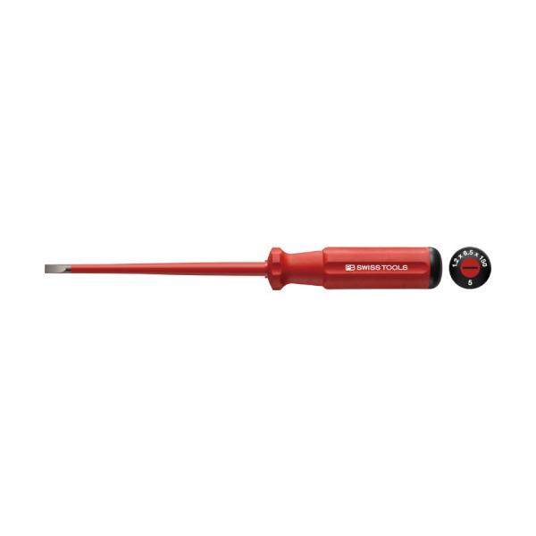 PB SWISS TOOLS スリムマイナスドライバー絶縁 適合ネジ：M2 5100.SL2-100/3.5 ハンドツール工具