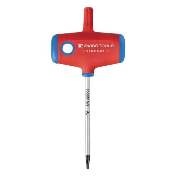 PB SWISS TOOLS 1406.6-60 クロスハンドル ヘクスローブドライバー ハンドツール工具
