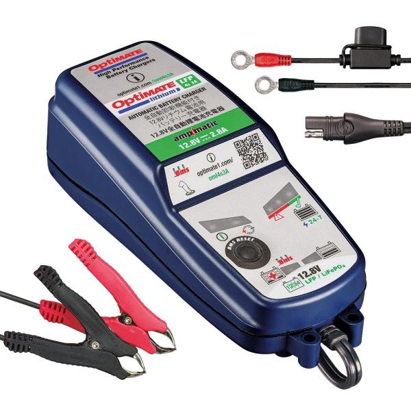 TecMATE OptiMate 4s リチウム専用充電器 TM-317 バイク バッテリー