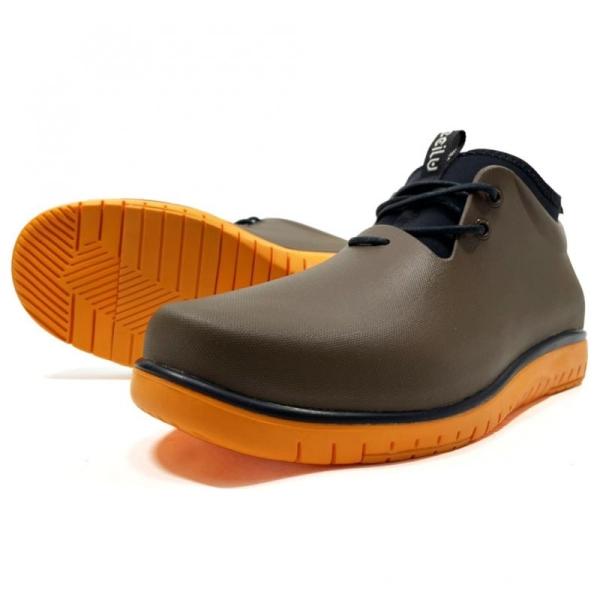 ccilu(チル) 全天候対応防水スニーカー ローカット メンズ ブラウン