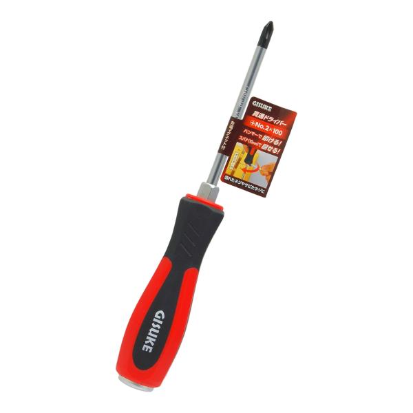 TAKAGI(タカギ) 整備用品 ハンドツール工具 ドライバー GISUKE 貫通ドライバー +2×100