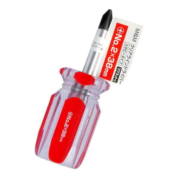 TAKAGI(タカギ) 整備用品 ハンドツール工具 ドライバー M&M クリアラインドライバー +2×38mm