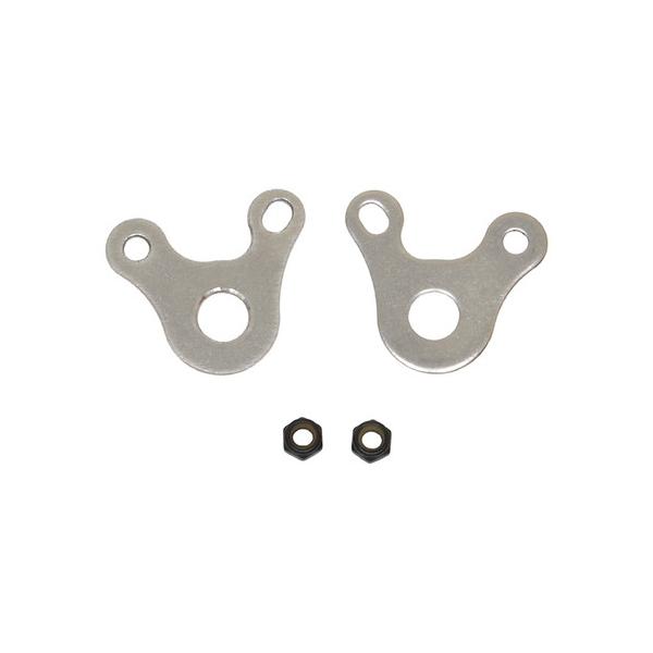 カラー：シルバー商品サイズ：ハブ心棒通し穴径:φ10mm単位：1セット(左右)