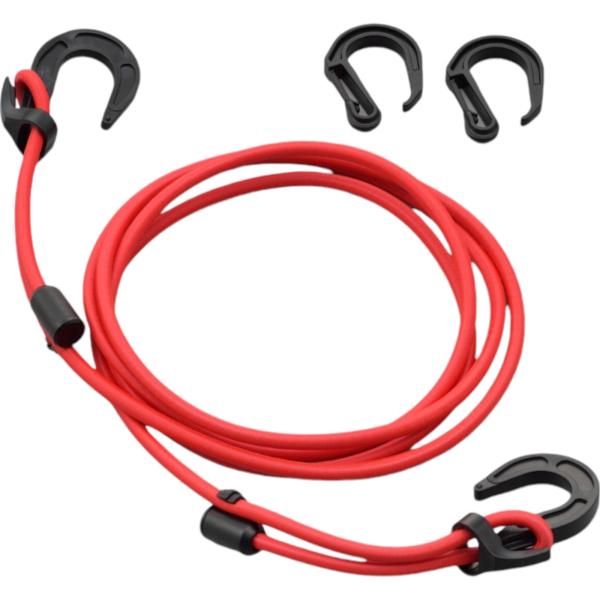 メーカー品番：73398カラー：レッド商品サイズ：2500mm単位：1個セット内容/付属品：商品構成 ・コード2500mm×1 ・中間フック×2 ・調整式フック×2