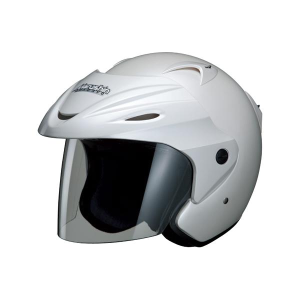 他サイト： マルシン工業(Marushin) ジェットヘルメット M-380 パールホワイト フリー 00003801 バイクの商品画像