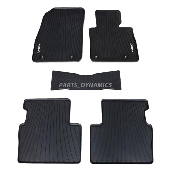 MAZDA2 マツダ 海外 純正 オールウェザー ラバー マット 輸出仕様 MAZDA GENUINE PARTS