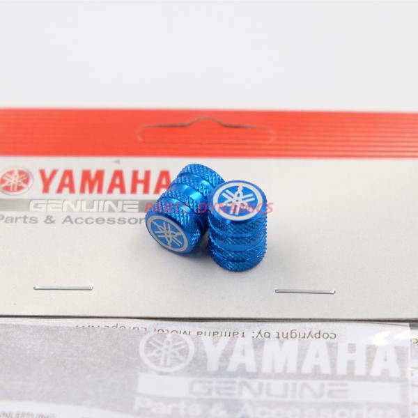 【商品内容】■セット内容：YAMAHA純正 エアーバルブキャップ 1セット（2個入り）■Parts No.：90338-W1016-BU■サイズ：長さ 16mm 外径 12.5mm■カラー：ブルー【商品説明】■海外YAMAHA純正部品。エア...