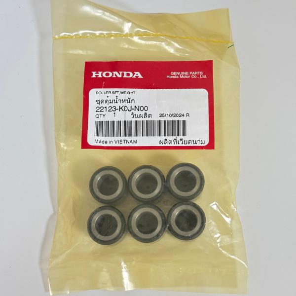 【商品内容】■セット内容：HONDA純正 ウエイトローラー 1セット（6個入り) ■Parts No.：22123-K0J-N00【商品説明】■HONDA純正ウエイトローラー。ご所有のバイクに取り付け可能か適合表等でご確認お願い申し上げます。