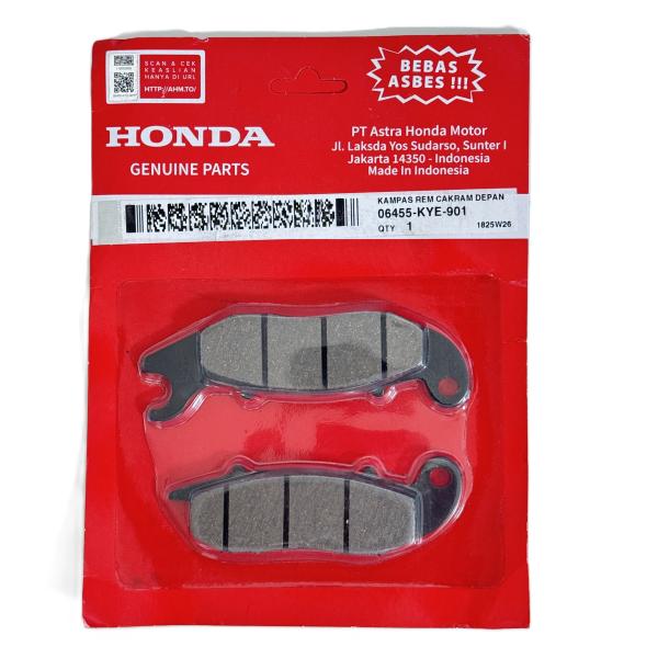 ホンダ純正 HONDA ディスクブレーキパッド 06455-KYE-901 HONDA GENUINE PARTS