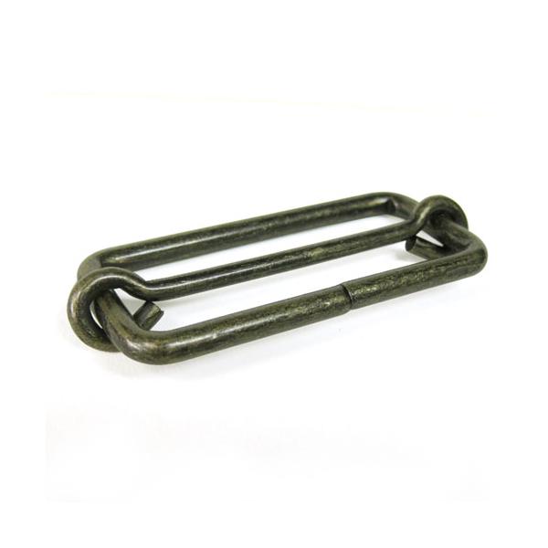 サイズ：内径50mm(約50×20mm)線径：4mm材質：鉄鍍金：ニッケル、アンティーク