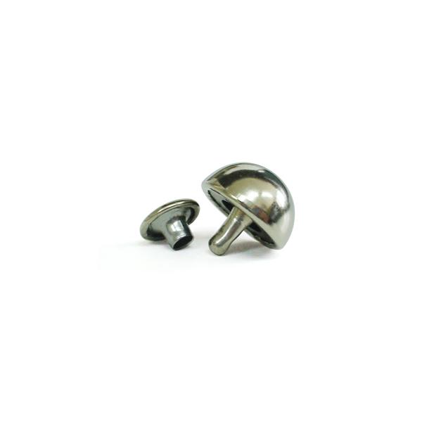 底鋲半丸カシメ14mm ニッケル 2コ入