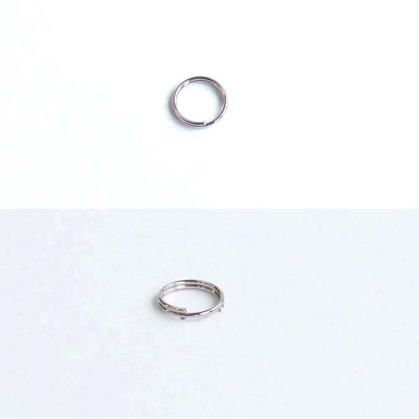 8mm 二重カン0.6×8 ニッケル 25コ