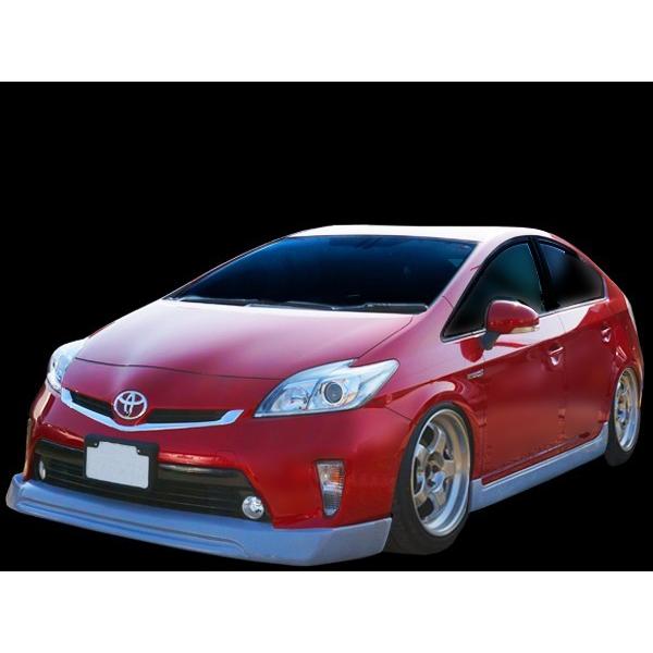 プリウス 30プリウス 30 ZVW30 フロントハーフ エアロ FRP 未塗装 社外