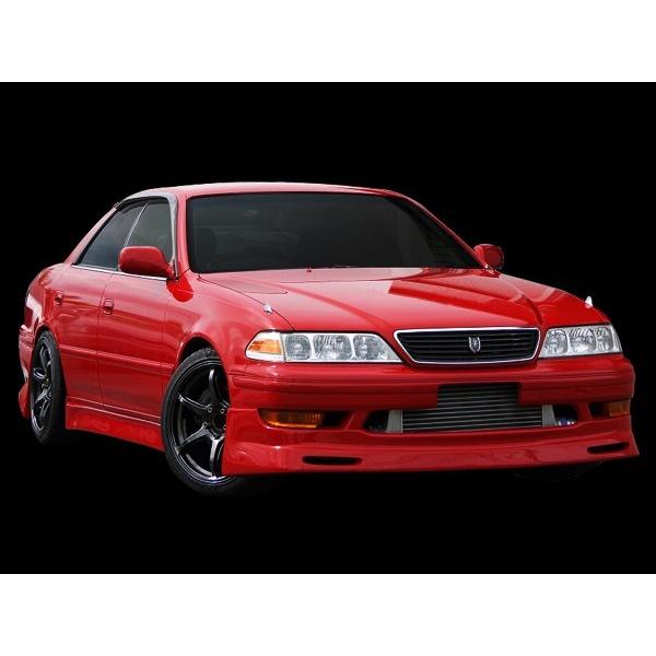 マークII JZX100 フロントハーフ 前期 エアロ FRP 未塗装 社外品