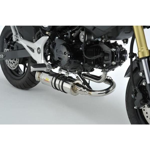 REALIZE リアライズマフラー Laguna ラグナ SUS(よこ型) GROM MSX125 