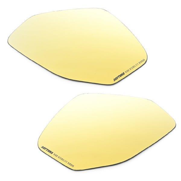 はこ DAYTONA（デイトナ） 41477 ハイビジ貼り付けタイプミラー 広角 薄暗く