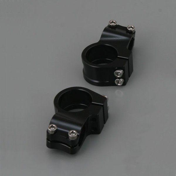 ラック　アルミ　綺麗 DAYTONA（デイトナ） 69451 削り出しセパレートハンドル クランプ φ41