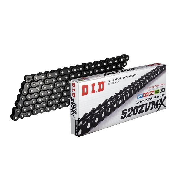 DID(大同) 520ZVM-X-110リンク ZJ(カシメ) 甘 ブラック DID(大同) 520ZVM-X-110リンク ZJ(カシメ) 甘 ブラック