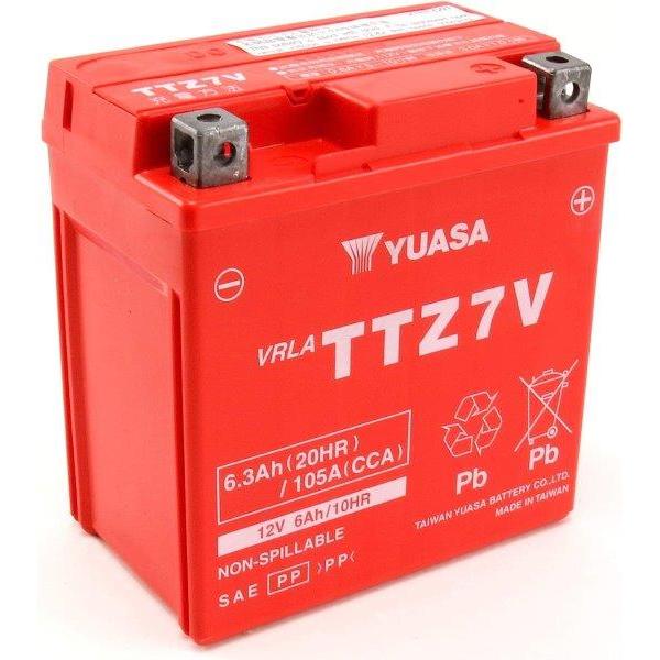 在庫有当日発送 TAIWAN YUASA 台湾ユアサ バイク用バッテリー 密閉型MFバッテリー TTZ7V