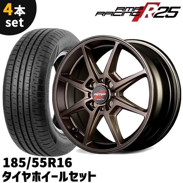 RMP タイヤホイール 4本セット MID RMP RACING R25 16インチ 6J +43 4H
