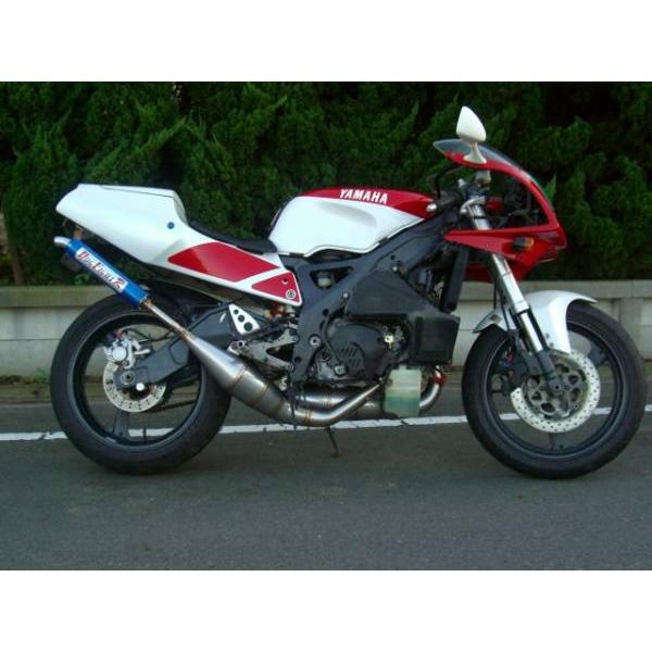 ドッグファイトレーシングTZR250R 3XV サイレンサー TZR250Rドッグファイトステンレスチャンバーアルミ - DOG FIGHT