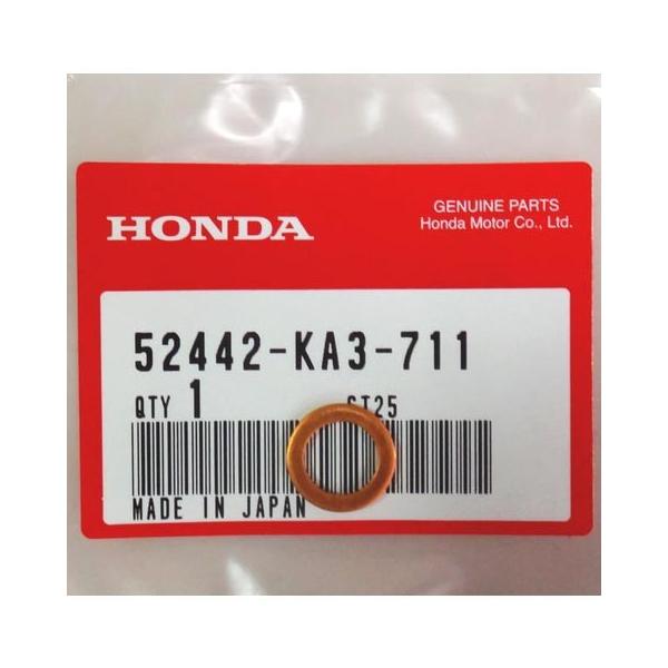 ホンダ純正部品「スペシャルワッシャー10mm」です。主にフロントフォークのドレンなどのガスケットワッシャーとして使用されています。◆純正部品番号：52442-KA3-711◆１枚入り※パーツリスト等にて適合を確認の上お買い求めください。