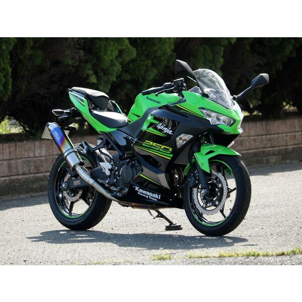 WR WR'S Kawasaki Ninja250('18-) ステンレス/焼き色チタン ラウンド