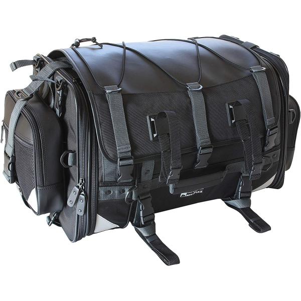 他サイト： TANAX MOTOFIZZ キャンピングシートバッグ2 ブラック MFK-102 (可変容量59-75L)の商品画像