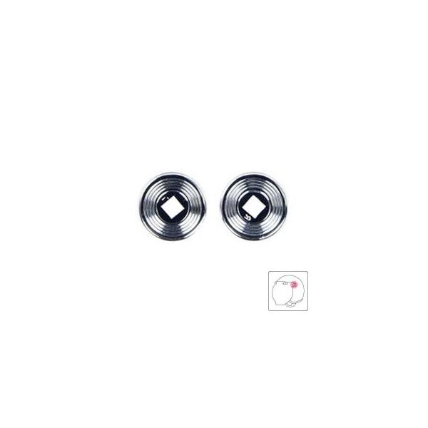 リード工業製バブルシールド付きヘルメット用補修部品、シールド開閉角を調整するパーツ「シールドベース」です。◆適合モデル：LEAD CR-760 / CR-761 / BC-10◆2個セット