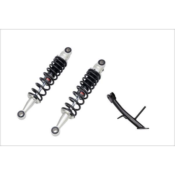 EFFEX×YSS GB350(21-23) ローダウンCOMPキット 30mmダウン シルバー/ブラック PHA0057D-SK-SET