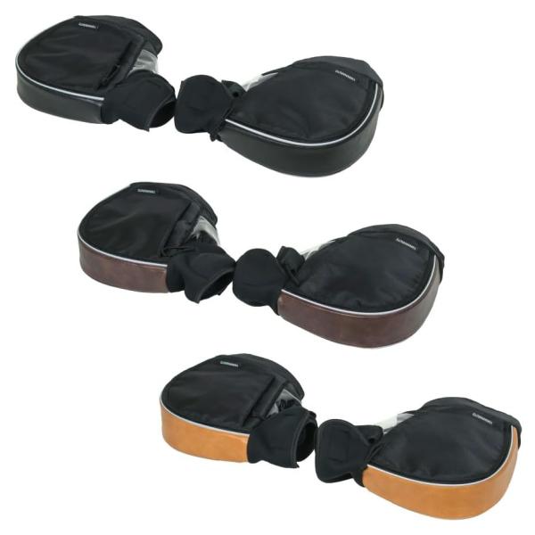 冬場の通勤・通学・ツーリングなどに、ハンドルを握る手を冷たい風からブロック。大型バイクに対応したサイズのハンドルカバーです。[適応車種 ]・ビックスクーター・ネイキッド・アメリカン※一部特殊ハンドルには取り付けできません。[材質]表地：ポリ...