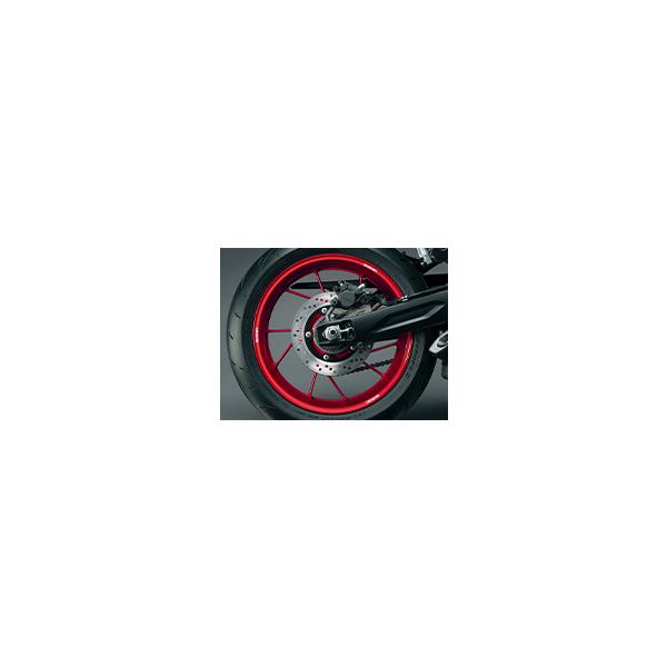 オフロードバイク用品 SUZUKI GSX-8R リムデカール（レッド） 99183-00A20-RD1 : Parts