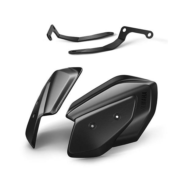ライディングの快適性を向上させるナックルバイザー。ハンドルを握る手に当たる走行風や雨を軽減し、ライディングを快適にサポートします。◆適合車種：YAMAHA TRICITY125/155（'26〜）◆適合機種コード：BYL2 / D221