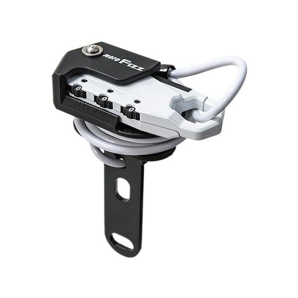 TANAX MOTO FIZZ ヘルメット用ワイヤーロック ストレート ホワイト MF