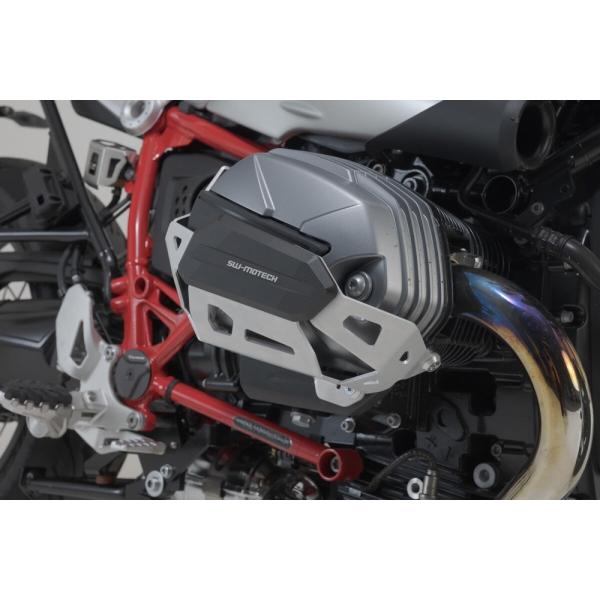 SW-MOTECH BMW R nineT/Pure/SCRAMBLER BMW R12/nineT シリンダーガード シルバー MSS0765310002/S
