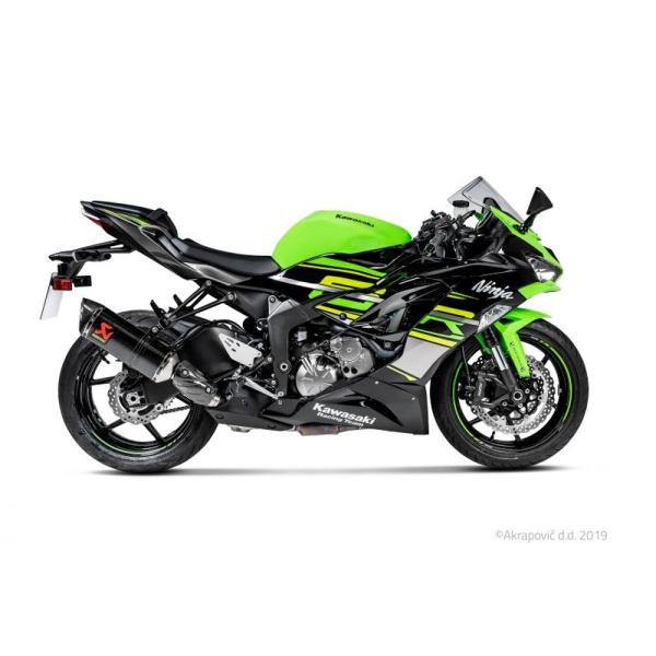 AKRAPOVIC ZX-6R SLIP ON LINE カーボン JMCA認証マフラー S-K6SO7