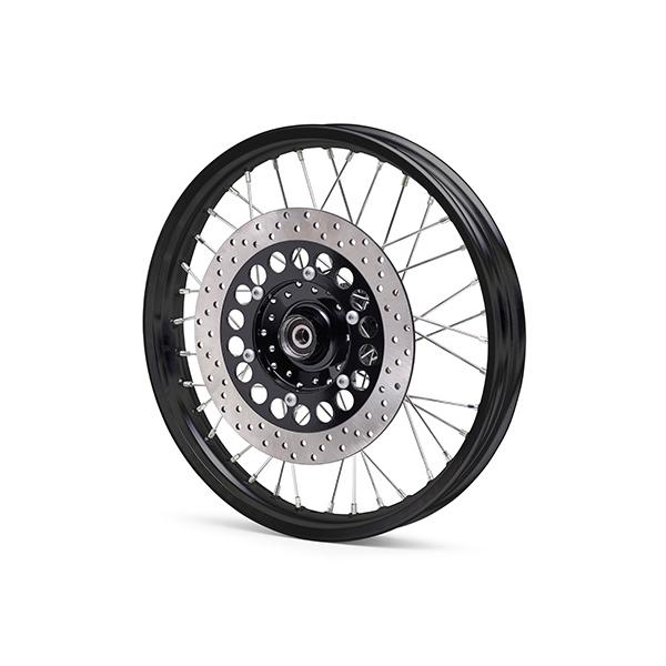 ワイズギア YAMAHA SR400 フロントホイールASSY（ブラック） Q5K-YSK