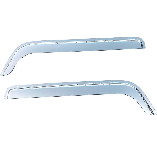 メッキ ドアバイザー 左右　三菱ふそう 20キャンター/ブルーテックキャンター 三菱ふそう 20 キャンター ブルーテックキャンター ジェネレーション