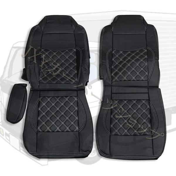 いすゞ NEW ギガ シートイヤカット ステッチブルー キルト レザー 運転席右 61yPemh3vzL._UF350,350_QL50_.jpg
