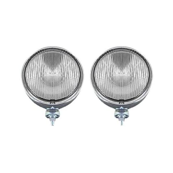 フォグランプ クリアレンズ 作業灯 20φ 100W 24V ハロゲン H3 レトロ