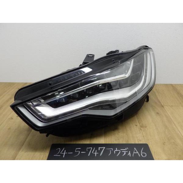アウディ A6 4GCHVS 左ヘッドランプ ライト レンズ LS9R ヘラー